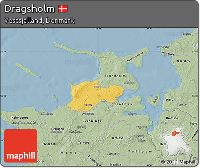 Savanna Style Map of Dragsholm