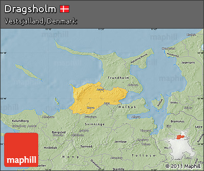 Savanna Style Map of Dragsholm