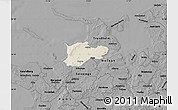 Shaded Relief Map of Dragsholm, darken, desaturated