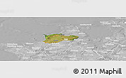 Satellite Panoramic Map of Dragsholm, lighten, desaturated