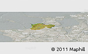 Satellite Panoramic Map of Dragsholm, lighten, semi-desaturated