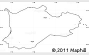 Blank Simple Map of Dragsholm, cropped outside