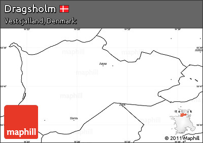 Blank Simple Map of Dragsholm