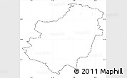 Blank Simple Map of Haslev, cropped outside, no labels