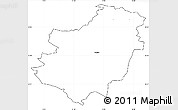 Blank Simple Map of Haslev, cropped outside