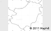 Blank Simple Map of Haslev, no labels