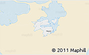 Classic Style 3D Map of Holbak, single color outside