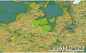 Physical 3D Map of Holbak, satellite outside