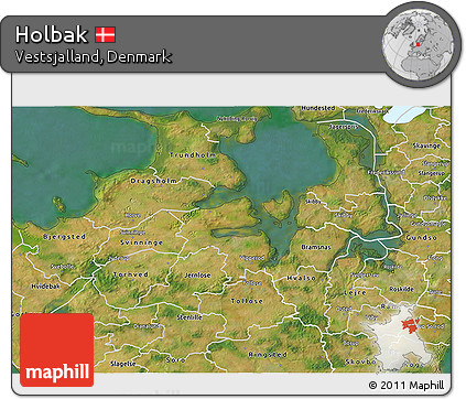 Satellite 3D Map of Holbak