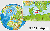Physical Location Map of Holbak, highlighted parent region