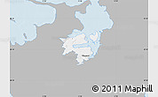 Gray Map of Holbak, single color outside