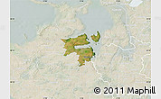 Satellite Map of Holbak, lighten