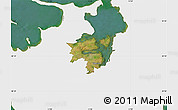 Satellite Map of Holbak, single color outside