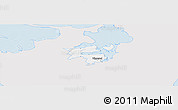 Silver Style Panoramic Map of Holbak, single color outside