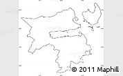 Blank Simple Map of Holbak, cropped outside, no labels
