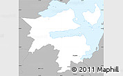 Gray Simple Map of Holbak