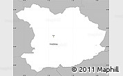 Gray Simple Map of Soro