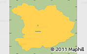 Savanna Style Simple Map of Soro, single color outside