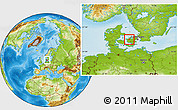 Physical Location Map of Tornved