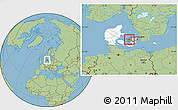 Savanna Style Location Map of Tornved, highlighted country, highlighted parent region