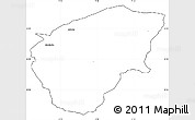 Blank Simple Map of Tornved, cropped outside