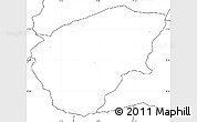 Blank Simple Map of Tornved, no labels
