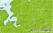 Physical 3D Map of Aalestrup
