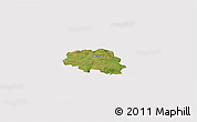 Satellite 3D Map of Aalestrup, cropped outside