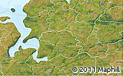 Satellite 3D Map of Aalestrup