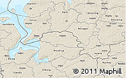 Shaded Relief 3D Map of Aalestrup