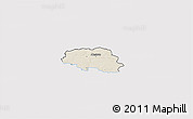 Shaded Relief 3D Map of Aalestrup, single color outside