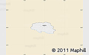 Classic Style Map of Aalestrup, single color outside
