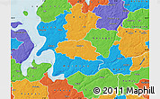 Political Map of Aalestrup