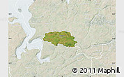 Satellite Map of Aalestrup, lighten