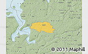 Savanna Style Map of Aalestrup