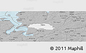 Gray Panoramic Map of Aalestrup