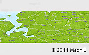 Physical Panoramic Map of Aalestrup