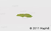 Satellite Panoramic Map of Aalestrup, cropped outside