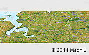 Satellite Panoramic Map of Aalestrup