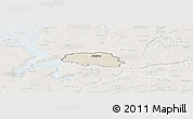 Shaded Relief Panoramic Map of Aalestrup, lighten