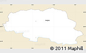 Classic Style Simple Map of Aalestrup, single color outside