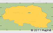 Savanna Style Simple Map of Aalestrup
