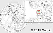 Blank Location Map of Fjends