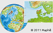 Physical Location Map of Fjends