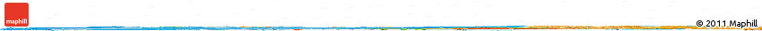 Political Horizon Map of Viborg, political shades outside