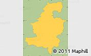 Savanna Style Simple Map of Hvorslev