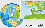 Physical Location Map of Karup, highlighted parent region