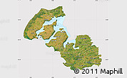 Satellite Map of Viborg, cropped outside