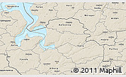 Shaded Relief 3D Map of Moldrup