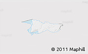 Silver Style 3D Map of Moldrup, single color outside